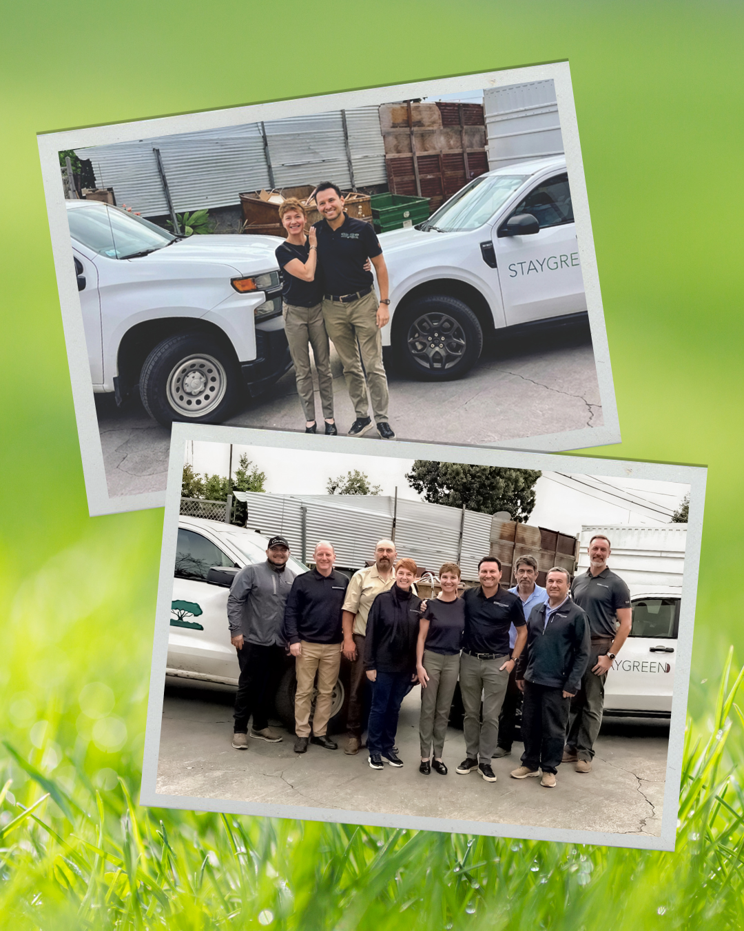 Chris Angelo, CEO of Stay Green welcomes JH O’Brien to the Stay Green team.